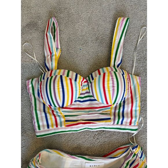 NWOT Anthropologie MABLE 2 piece outfit, Small $128 C37 - Picture 5 of 9